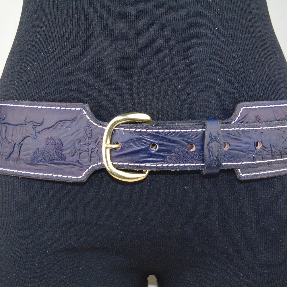 LEATHER SASH BELT